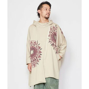 【チャイハネ】アフーノMEN'Sジップアップフーディ ベージュ