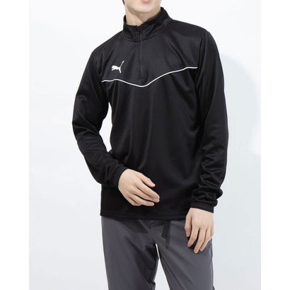 プーマ PUMA メンズ サッカー/フットサル ジャージジャケット teamRISE 1/4 ジップトップ 657643 (ブラック)バーゲン サッカー 用品 セール
