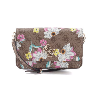 最安 ゲス Guess Noelle Floral 4g Logo Crossbody Flap Organizer Logo Floral スペシャルset価格 Robisz To