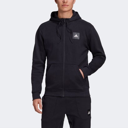 アディダス adidas マストハブ フルジップ スタジアム パーカー / Must Haves Full-Zip Stadium Hoodie （ブラック）