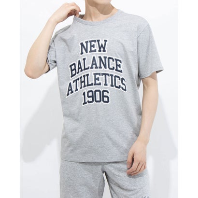 ニューバランス new balance メンズ 半袖Tシャツ NB Athletics カレッジ スペック Tシャツ AMT03518 AMT03518 （グレー）