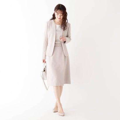 インデックスINDEXCarremanダブルクロスタイトスカート【WEB限定サイズ】(ブラック)