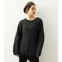 パレットケーブルニット BLK
