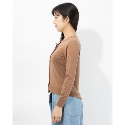 選べる特典付 リネーム Rename ゴールドボタンラウンドネックカーディガン ブラウン 送料込まとめ買い50 トップスレディースファッション Insolite Guadeloupe Voyage Com