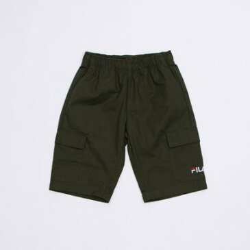 フィラ FILA ジュニア スウェットクォーターパンツ FILA布帛ハーフパンツ 111-716 (カーキ)