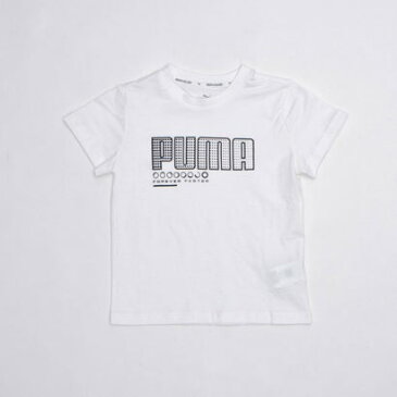 プーマ PUMA ジュニア 半袖Tシャツ ACTIVE SPORTS グラフィック Tシャツ 588870 (ホワイト)