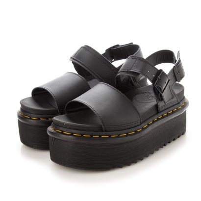 Dr Martens ドクターマーチン サンダル Quad 厚底 Voss ドクターマーチン Dr Martens レディースシューズ サンダル ロコンド サンダル 交換 返品可能 ドクターマーチン あす楽 Voss 正規取扱店 ブラック Locomall ロコンド公式ストア