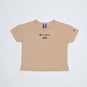 チャンピオン Champion ジュニア 半袖Tシャツ チャンピオン前後プリント半袖Tシャツ_ CK-T350 （ベージュ）