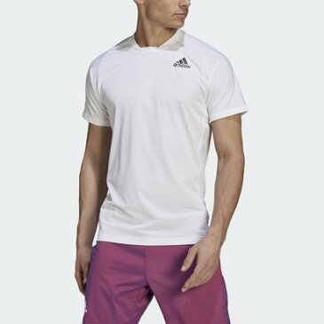 アディダス adidas Tennis Primeblue Freelift Tee (ホワイト)