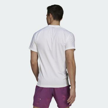 アディダス adidas Tennis Primeblue Freelift Tee (ホワイト)