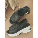 エミ emmi 【emmi atelier】ONLINE限定emmi×SNIDELスニーカーソールサンダル (BLK)
