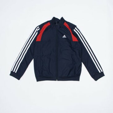 アディダス adidas ジュニア ウインド上下セット BウーブンENトラックスーツ GE0728 (ネイビー)