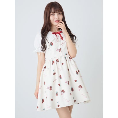 即納 最大半額 アンクルージュ Ank Rouge ワンピース 布帛 アイボリー オープニング大放出セール Ponudedemo Konfigurator Ba