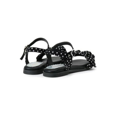 シューグー キッズ SHOO-LA-RUE(Kids) 【16-19cm】フリルサンダル (ブラック)