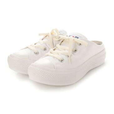 コンバース CONVERSE オールスターライト PLTS ミュール スリップOX (ホワイト)