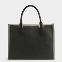 ウーブンダブル トップハンドルバッグ / Woven Double Top Handle Bag （Black） その1