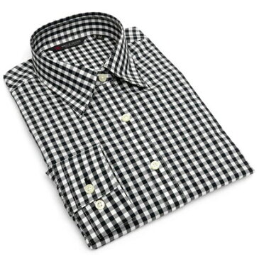 トーキョーシャツ TOKYO SHIRTS 形態安定ノーアイロン レギュラー衿 長袖ビジネスワイシャツ (ブラック)