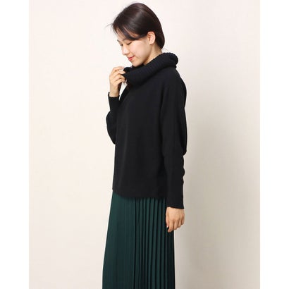 アットワン atONE リブタートルネックニット （BLACK）