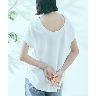 キラキラショップ KiraKiraShop バックオープンコットンTシャツ ［kmt0051］ （ホワイト）