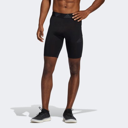 アディダス adidas テックフィット 3ストライプス ショートタイツ / Techfit 3-Stripes Short Tights （ブラック）