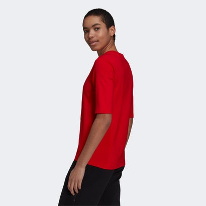 アディダス adidas アディダス Z.N.E. スポーツウェア 半袖Tシャツ （レッド）