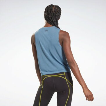 リーボック Reebok レズミルズR ボディコンバットR スプレミアム タンク トップ / Les MillsR BodyCombatR Supremium Tank Top (ブルー)