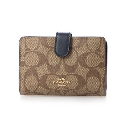 コーチ COACH 【Coach(コーチ)】Coach コーチ 財布 折財布 23553imdt3 （KHAKI/MIDNIGHT）