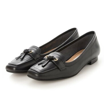 バークレー BARCLAY タッセルモチーフ カッター調 ロファーパンプス (BLK)