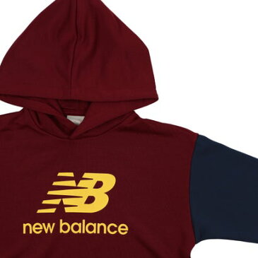 ニューバランス new balance ジュニア スウェットフルジップ スウェットフーディー_ JJTP1323 (レッド)