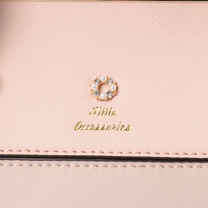 リトルアクセサリーズ LITTLE accessories 上品な配色のがま口トートバッグ トルク（BK）