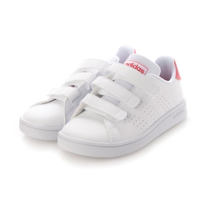 adidas/アディダス キッズ スニーカー ADVANCOURT C EF0221 （ホワイト×ピンク）