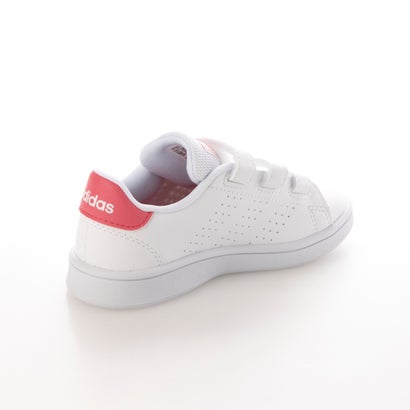 adidas/アディダス キッズ スニーカー ADVANCOURT C EF0221 （ホワイト×ピンク）