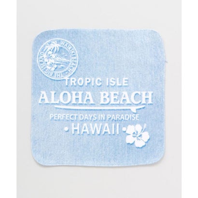【Kahiko】Hawaiian デニム調プリントタオルハンカチ その他1のサムネイル