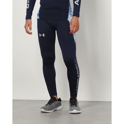 アンダーアーマー UNDER ARMOUR メンズ フィットネス コンプレッションロングタイツ/スパッツ 1368964 （ネイビー）