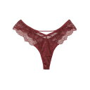 ラヴィジュール RAVIJOUR ファインレースバックホール Tバック【返品不可商品】 （BORDEAUX）