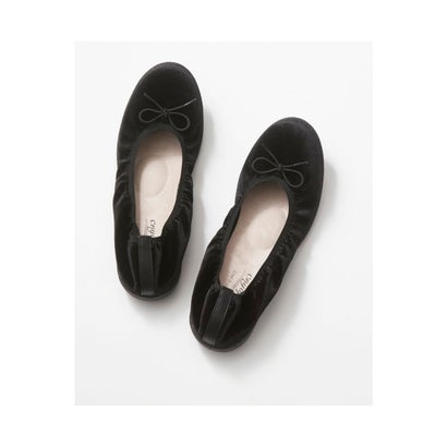 リブ イン コンフォート Live in comfort 上品ベロアくにゃっプス（R） （リッチブラック）のサムネイル