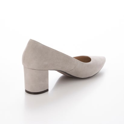 モード エ ジャコモ カリーノ MODE ET JACOMO carino ポインテッドチャンキーヒールパンプス (グレースエード)