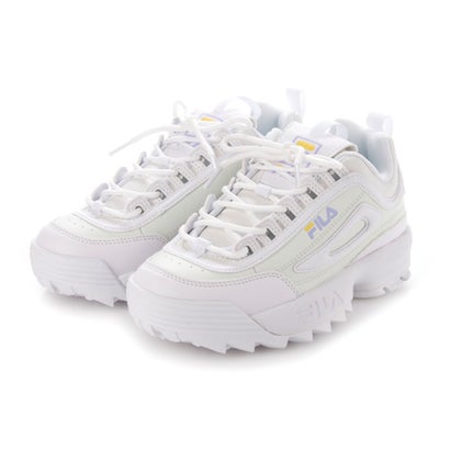 FILA/フィラ ディスラプター2 サン リアクティブ 紫外線 カラー変化 厚底 レディース WMS5XM01564 （ホワイト×パープル）