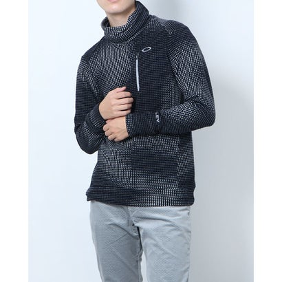 オークリーOAKLEYメンズゴルフ長袖シャツOAKLEYELLIPSEHI-NECKLSSHIRTFOA402866(ブラック)