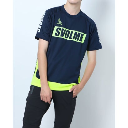 スボルメ SVOLME メンズ サッカー/フットサル 半袖シャツ 切替TRトップ 1211-83300 (ネイビー)通販 サッカー 用品 セール