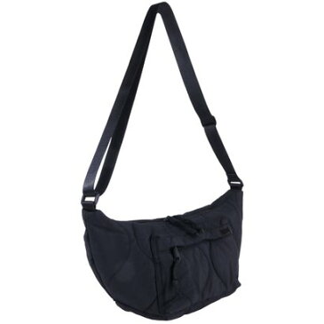 ヘルスニットプロダクト Healthknit product キルトマット調ナイロン船底ショルダーバッグ (BLK)