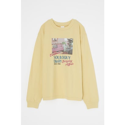 SOLILOQUY DIARY LS Tシャツ L/YEL1