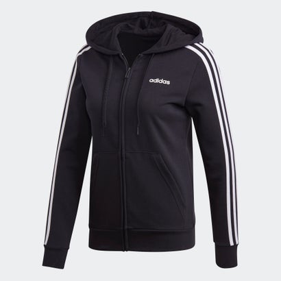 アディダス adidas Essentials 3-Stripes Hoodie （ブラック）