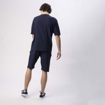 ラコステ LACOSTE 無縫製ニットTシャツ （ネイビー）