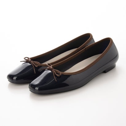 テンパレイト TEMPERATE レインシューズ レインパンプス レインローファー EMMA （NAVY / BROWN）