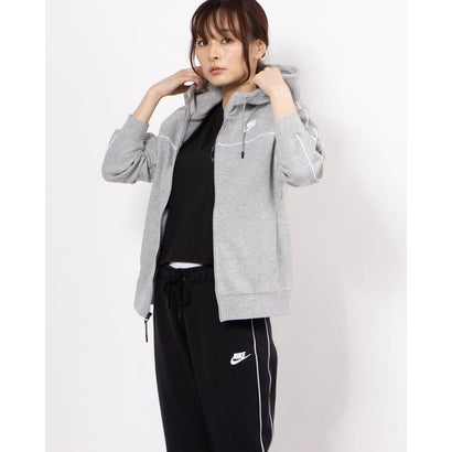 ナイキ NIKE レディース スウェットフルジップパーカー ナイキ ウィメンズ NSW MLNM フリース L/S フルジップフーディ CZ8339063 （グレー）