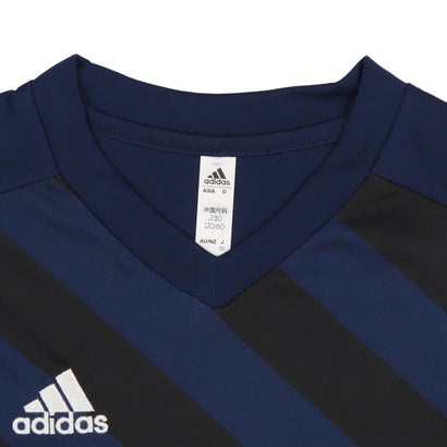 アディダス adidas ジュニア サッカー/フットサル 半袖シャツ KIDSENTRADA22グラフィックジャージー HF0122 （ネイビー）安売り　サッカー　用品　セール