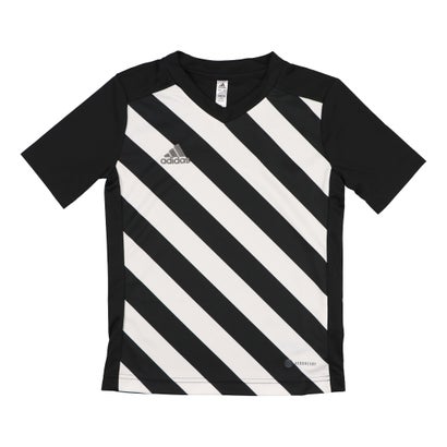 アディダス adidas ジュニア サッカー/フットサル 半袖シャツ KIDSENTRADA22グラフィックジャージー HF0123 (ブルー)バーゲン サッカー 用品 セール