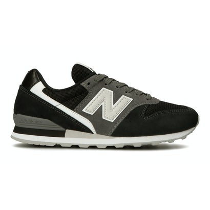 ニューバランス new balance WL996 スニーカー レディース 細身シルエット 人気定番（ブラック×グレー）