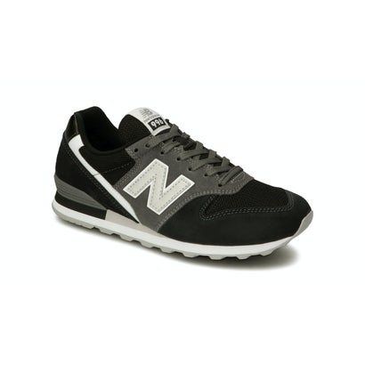 ニューバランス new balance WL996 スニーカー レディース 細身シルエット 人気定番（ブラック×グレー）